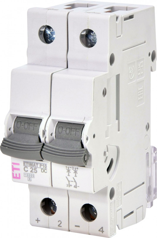 intrerupator de circuit etimat p10-dc 2p c25 001903232